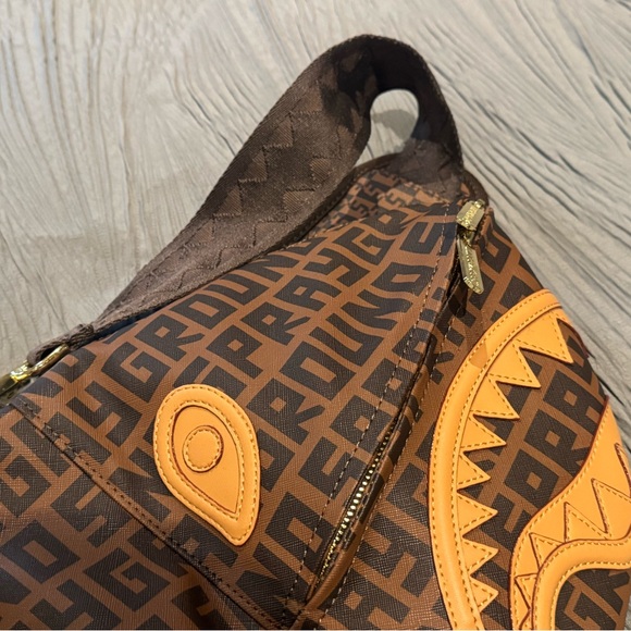 Limited Edition Sprayground Sharkfinity Shark Shape Duffel Bag